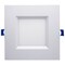 Satco 12W LED DW LP Regress Baffle DL 6 in. Square - Starfish IOT Tunable White and RGB 120V 90 CRI White S11567 - alternate 2
